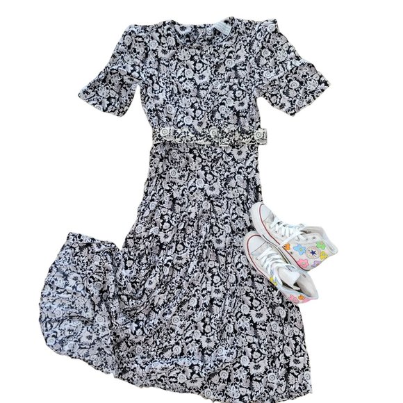 Vintage E.D Michaels by Melanie Drucker Floral Dress, fits like a small - Picture 1 of 5